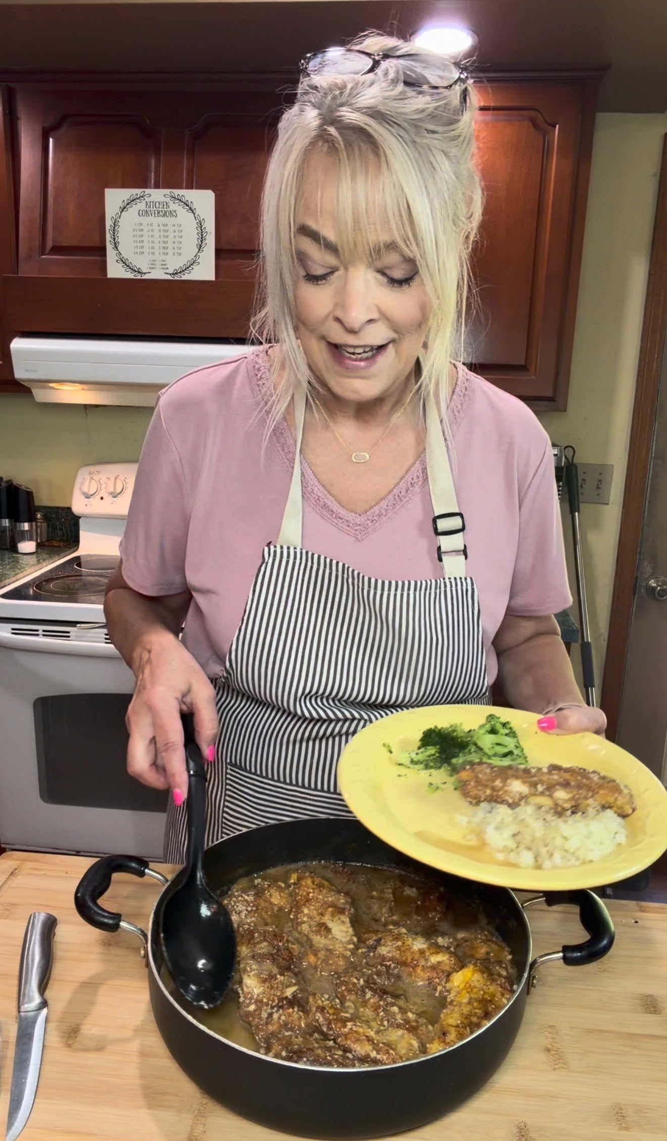 Easy Chicken Francese (Same Dinner, Different Plate)
