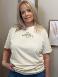 Thank Him Anyway Embroidered Tee/ 1 Thessalonians 5:18